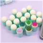 Craftelier - Boîte de 40 éponges rondes en forme de dé à coudre pour appliquer de l'encre aux projets de scrapbooking et travaux