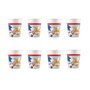 ALMACENESADAN 2315 ; Pack fête ou anniversaire Sonic ; 8 gobelets en carton de 200 ml