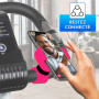 Support Telephone Velo Appartement Home Trainer Tapis de Course Universel Convient aux Smartphones jusqu'a 7,6" Rose