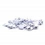 DOJA Barcelona | Curseur Fermeture Eclair | Pack 30 Curseur Blanc N°3 | 25mm Long | Tirette Fermeture Eclair Metal | Couture Acc