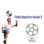 Ballon de Football à thème Espagne Madrid pour Les Fans – Taille 5