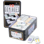 Domino Jeu de Table ou Domino Professionnel Grand 91 Pièces avec Boîte Métallique Domino Classique Sophistiqué et Toujours Diver