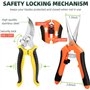 X3 Secateur De Jardin. Sécateurs De Jardinage X3 – Outils De Jardinage Précis | Petits Sécateurs Ergonomiques Pour Le Jardin