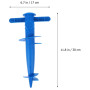 X2 Pied Parasol Plage. Pieds De Parasols Résistant Léger Durable.Plage Accessoire. Support De Parasol De Plage Idéal Accessoires