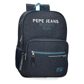 Pepe Jeans Edmon Sac à Dos Scolaire Bleu 30 x 40 x 12 cm Polyester 15