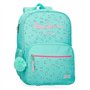 Pepe Jeans Joumma Bags Nora Sac à dos d'école en polyester Bleu 30 x 39 x 12 cm