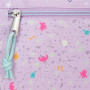 Joumma Disney Lovely Stitch Porte-Monnaie Violet 14 x 10 x 3,5 cm Polyester