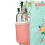 Hello Kitty Floral Kitty Sac à dos préscolaire adaptable à chariot vert 23 x 25 x 10 cm Polyester
