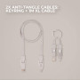 Câble USB 1m + Câble Porte-Clés Magnétique
