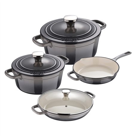 MasterPro Unique | Batterie de cuisine 7 pièces Set 3 faitouts 19