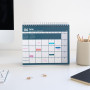 Grupo Erik - Calendrier de Bureau 2025 Voyage | Calendrier Mensuel 18x20cm - De Janvier 2025 à Décembre 2025