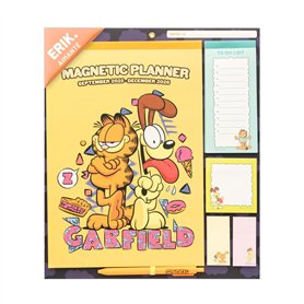 Grupo Erik - Calendrier Magnetique Frigo Garfield - de Septembre 2025 à Décembre 2026 | Planificateur Mensuel 16 mois