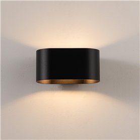 Alpinaluz Applique Murale Intérieure Noire en Métal – Éclairage Haut et Bas Up & Down – Douille G9 – Design Moderne Minimaliste