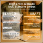 Lot de 24 enveloppes matelassées en papier kraft blanc ou les deux – Fermeture autocollante – Enveloppes en papier avec bulles i