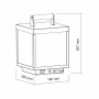Beneito Faure Visor Lanterne Extérieure Solaire IP65 - Lampe de Table LED en Aluminium à Énergie Solaire avec Panneau Intégré 3.