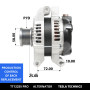 100A. Compatible avec TOYOTA. Excellent relation qualité - prix. Installa