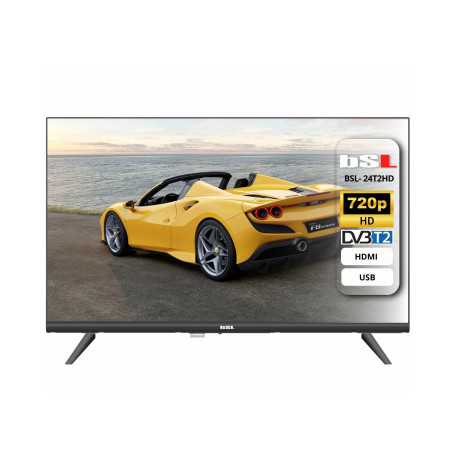 BSL-24T2HD TV LED HD 1366 x 768 60 Hz USB DVBT2 HEVC DVB-S2 HDMI 24"