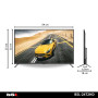 BSL-24T2HD TV LED HD 1366 x 768 60 Hz USB DVBT2 HEVC DVB-S2 HDMI 24"