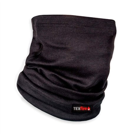 TEXFIRE | Tour de cou ignifuge pour soudeur. Protection contre les étincelles de soudure. Certifié CE et EPI CAT II. Respirant e
