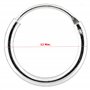 ENTREPLATA Lot 3 Anneaux Argent 925 – Créoles Bali Tribales + Lisse – Fait Main – 10 & 12 mm – Bijou Unisexe Certifié – Style Et
