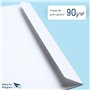 RAYLU PAPER - Lot de 10 enveloppes blanches en papier avec fermeture auto-adhésive pour envoi de documents et lettres, facile à 