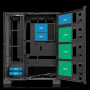 ABYSM Gaming Boîtier E-ATX AI Pro 100 Workstation avec Hauteur pour dissipateur de 180 mm et Cartes Graphiques jusqu'à 420 mm
