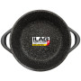 briebe Batterie de Cuisine Induction 8 Pièces, Ensemble de 4 Casseroles en Fonte d'Aluminium, Antiadhésive ILAG GRANITEC sans PF