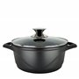 briebe Batterie de Cuisine Induction 8 Pièces, Ensemble de 4 Casseroles en Fonte d'Aluminium, Antiadhésive ILAG GRANITEC sans PF