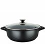 briebe Batterie de Cuisine Induction 8 Pièces, Ensemble de 4 Casseroles en Fonte d'Aluminium, Antiadhésive ILAG GRANITEC sans PF