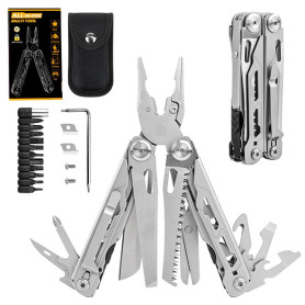 Couteau multifonction – Pince multifonction – Outil multifonction 16 en 1 avec lame de 7 cm