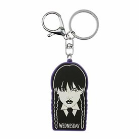 Porte-clés Wednesday braid Noir