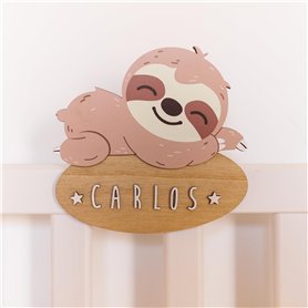 WONDEE Vintiun Plaque décorative pour chambre de bébé en forme d'ours
