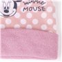 Disney Ensemble Bonnet et Gants Minnie Mouse Kit, Rose, Taille Unique Unisex Kids