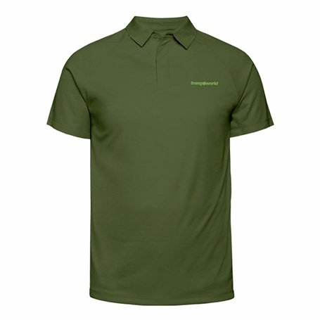 Polo à manches courtes homme Trangoworld Bonete  Olive