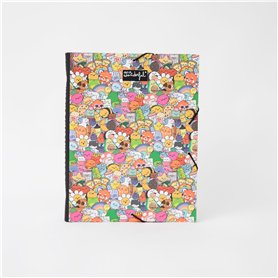 Mr. Wonderful - Classeur avec pochettes transparentes - Chaque jour est mon meilleur jour - Fermeture élastique - 12 intercalair