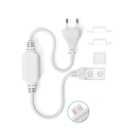 Blendend Ruban LED 10 mm avec circuit intégré et bloc d'alimentation