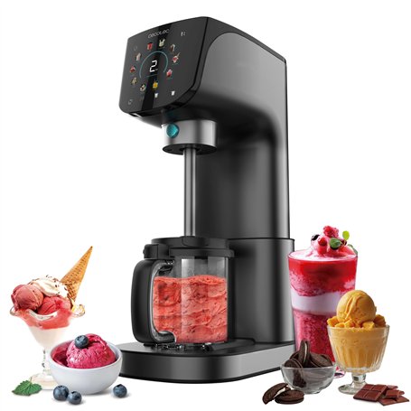 Cecotec Sorbetière Multifonction Machine à Glace Gelatec 2100. 500W