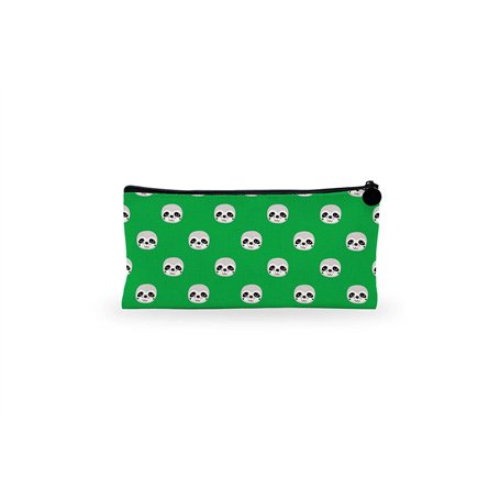 Bonamaison Imprimé Numériquement Pochette à Crayon en Toile avec Fermeture à Glissière