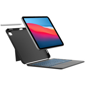ROOFEI Étui avec clavier pour iPad A16 11/10 génération (2025/2022