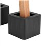 Greensen Rehausseur Pieds de lit - Rehausseur Meuble - Risers de Meubles 4 pièces - Antidérapantes - Furniture & Bed Riser - pou