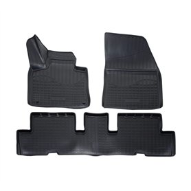 J&J AUTOMOTIVE | Tapis De Sol en Caoutchouc TPE Toutes Saisones pour C4 Grand Picasso Depuis 2014 / Grand Spacetourer Depuis 201