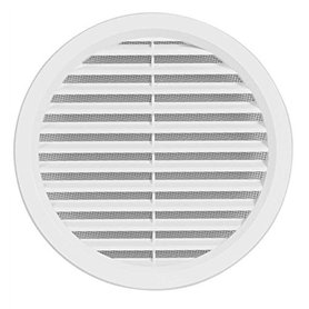 MKK Ø 140 Cercle Grille de Ventilation Couvrir Les conduites de 140 mm Blanc Couverture de Ventilation Haute qualité Plastique A