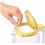Bouilloire Électrique à Température Variable avec Lumiere LED Interne, 2,0 L Capacité, 2200W, Jaune
