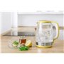 Bouilloire Électrique à Température Variable avec Lumiere LED Interne, 2,0 L Capacité, 2200W, Jaune