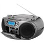 ECG CDR 999 Dab Radio Dab+/FM avec Lecteur CD/Cassette Argenté