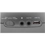 ECG CDR 999 Dab Radio Dab+/FM avec Lecteur CD/Cassette Argenté