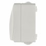 EMOS Interrupteur double pour éclairage en saillie avec 2 interrupteurs à bascule - En plastique - 250 V~/10 AX - Pour extérieur