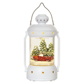EMOS Lanterne de Noël LED décorative avec voiture rouge
