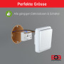 Elektrobock CS3-2 Relais pour éclairage d'escalier encastré Blanc