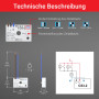 Elektrobock CS3-2 Relais pour éclairage d'escalier encastré Blanc